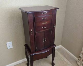 Vintage Jewelry Armoire