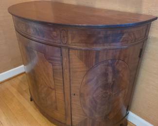 Antique Demilune Cabinet