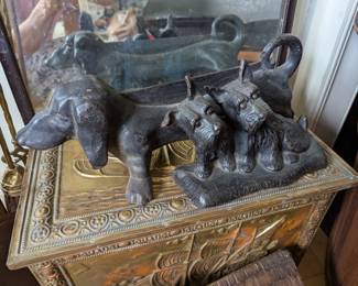 Vintage doorstop and bootscraper