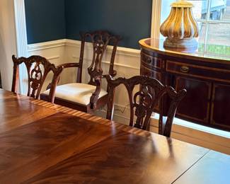 Maitland smith mahogany chairs set of 10