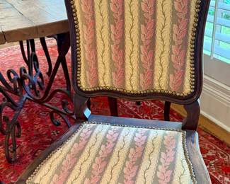 Set of 6 French Scalamandre chairs