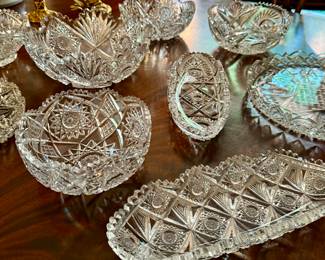 Amazing mint condition cut glass