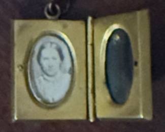 Interior of locket