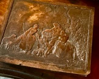 Fine French silver over copper jewel box circa 1860-70