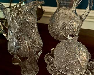 Antique cut glass of all kinds