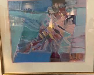 Late 1970’s / early 80’s Barbara Gallagher abstract