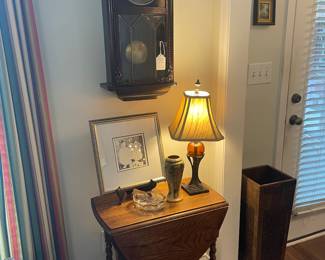 English barley twist small gate-legged table