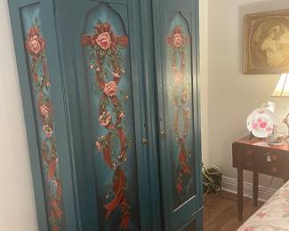 Fabulous armoire painted by Montgomery artist Terry McKee