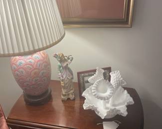 Fenton Hobnail epergne