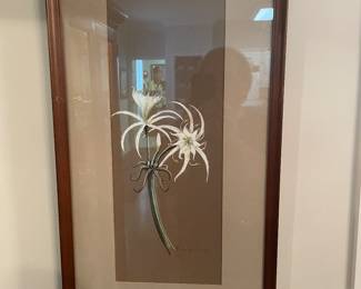Montgomery artist Richard Folmar Cahaba Lily painting