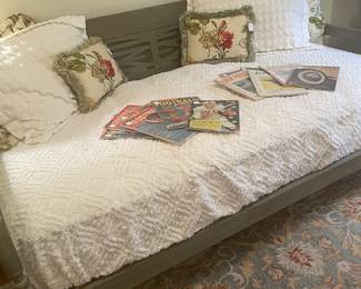 Wonderful grey teak daybed
