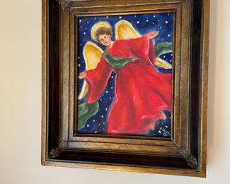 Montgomery artist Barbara Davis angel painting