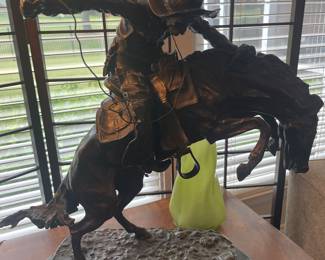 Remington “ Bronco Buster” sculpture
