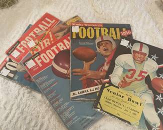Vintage 1950’s football magazines