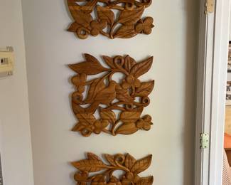 Teak bird and flower cravings