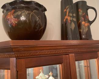 Weller jardinere , vase , and pitcher