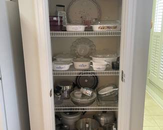 Closet of cookware