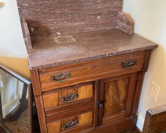 Marble Top Wash Stand