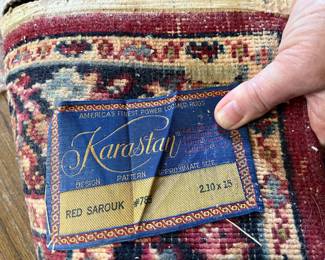 KARASTAN “RED SAROUK” #785 RUNNER
B. 15’ X 2.10’