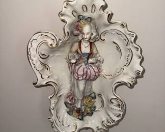 Figural wall plaque