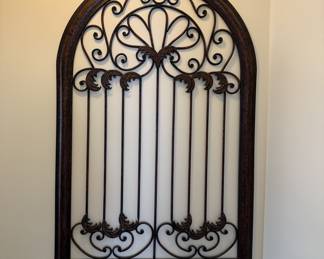 Metal wall grate