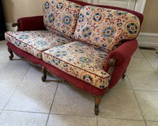 Antique sofa, new upholstery