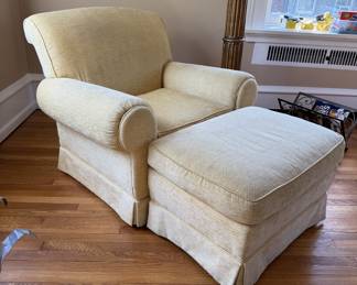 Club chair & ottoman