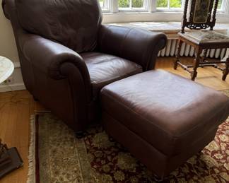 Club chair & ottoman