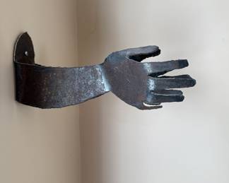 Metal art hands
