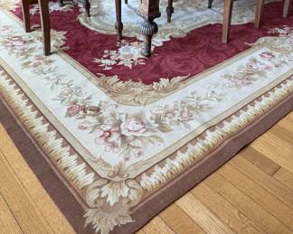 Needlepoint rug 10" x 8"