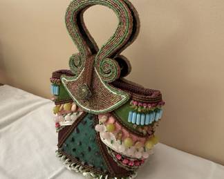 Mary Frances beaded purse