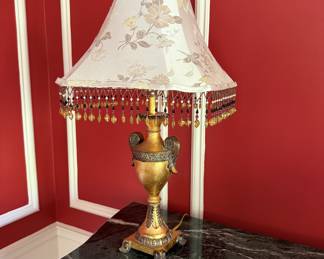 Gilded lamp