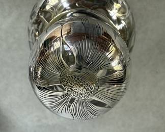 Sterling overlay perfume bottles