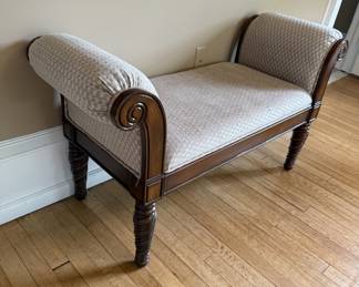 Upholstered settee