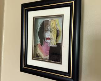 Mick Jagger layered print - Jean Pierre Weill