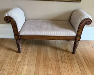 Upholstered settee