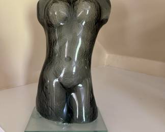 Glass art torso