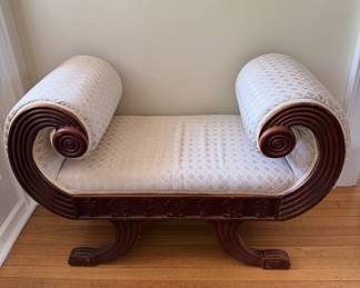 Upholstered settee