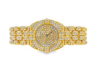 Lot 8210 Chopard Watch with Full Diamonds