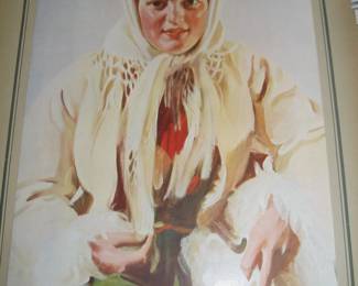 Illustration by Anders Leonard Zorn, "Gods-Kari"