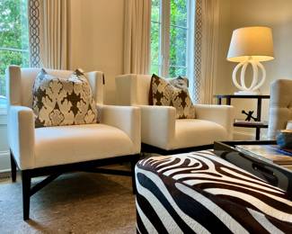 Bernhardt arm chairs