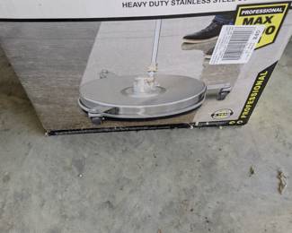 Pressure washer floor cleaner 