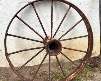 1 of 4 wagon wheels available
