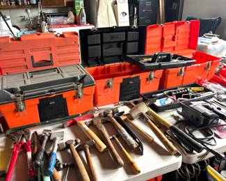 Hand tools starting at $2…plus lots of empty tool boxes you can fill!