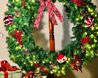 Extra Large Front Gate Christmas Wreath