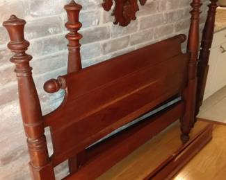 Antique Wooden Full Size Bed