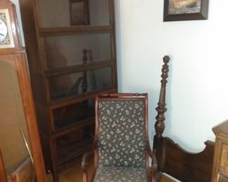 Lawyers Cabinets Stackable Antique Shelf Antique Rocking Chair