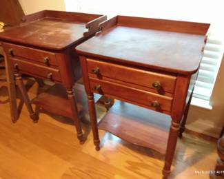 Willett Wildwood Cherry Side Tables