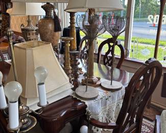 Beautiful lamps and lampshades of all sizes