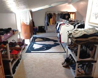 Cougar rug, men’s boots, shoes, socks, hats, gloves, 32-34 jeans, shorts, shirts, thermal underwear, coats, jackets